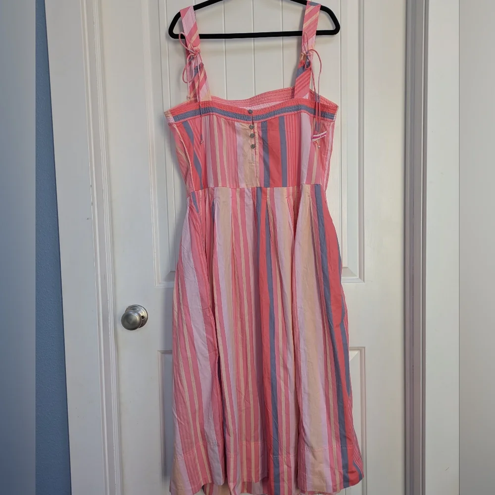 Free People Primavera Striped Sundress with Pockets!! - Picture 5 of 10
